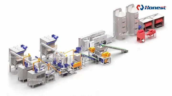 Electronic Waste Recycling Plant